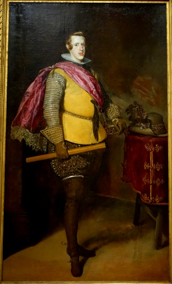 Philip IV, King of Spain, by Velazquez, c. 1628-1629, reworked c. 1631, oil on canvas - John and Mable Ringling Museum of Art - Sarasota, FL - DSC00650