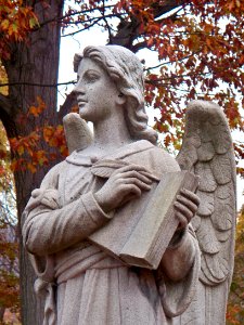 Phipps-Loomis Angel, Allegheny Cemetery, 02 photo