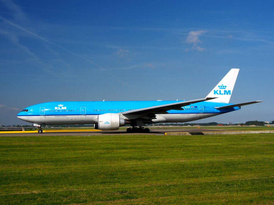 PH-BQE KLM Boeing 777 taxiing at Schiphol (AMS - EHAM), The Netherlands, 17may2014, pic-5