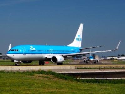 PH-BXF KLM Royal Dutch Airlines Boeing 737-8K2(WL) at Schiphol (AMS - EHAM), The Netherlands, 16may2014, pic-1 photo