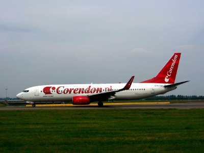 PH-CDF Corendon Dutch Airlines Boeing 737-804(WL) - cn 28227 taxiing 13july2013 pic3