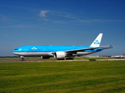 PH-BQE KLM Boeing 777 taxiing at Schiphol (AMS - EHAM), The Netherlands, 17may2014, pic-4 photo