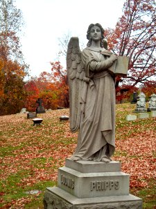 Phipps-Loomis Angel, Allegheny Cemetery, 01 photo