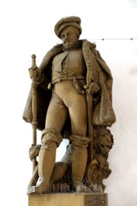 Philip the Magnanimous by Johann Baptist Scholl the younger, 1845, view 2 - Residenzschloss Darmstadt - Darmstadt, Germany - DSC06452