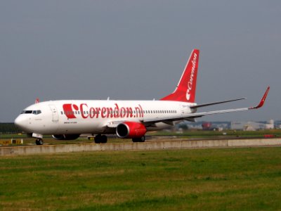 PH-CDE Corendon Dutch Airlines, Boeing 737-800 taxiing 13july2013