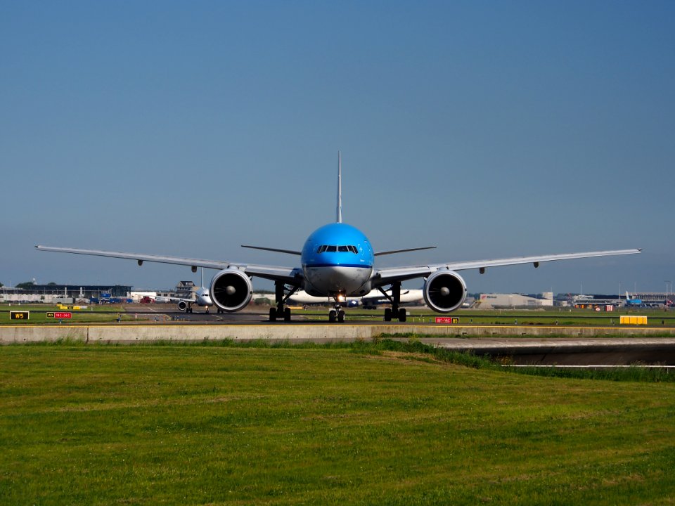 PH-BQE KLM Boeing 777 taxiing at Schiphol (AMS - EHAM), The Netherlands, 17may2014, pic-1