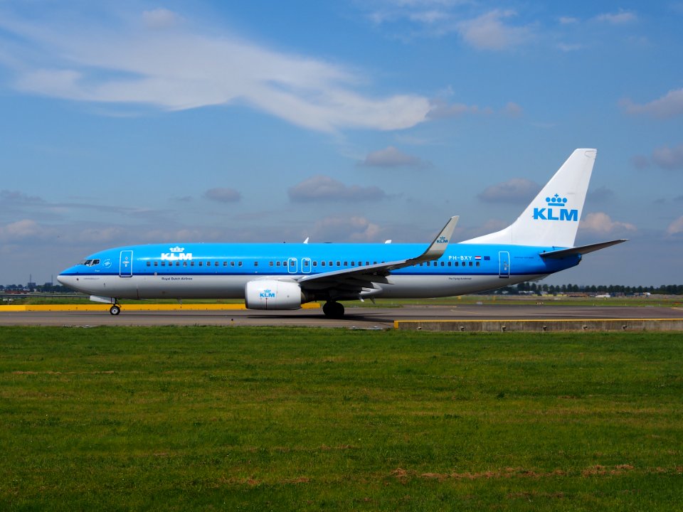 PH-BXY KLM Royal Dutch Airlines Boeing 737-8K2(WL) taxiing at Schiphol (AMS - EHAM), The Netherlands, 18may2014, pic-1