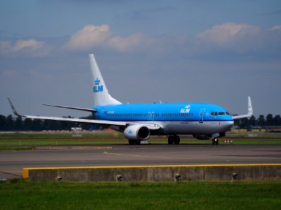 PH-BXK KLM Royal Dutch Airlines Boeing 737-8K2(WL) taxiing at Schiphol (AMS - EHAM), The Netherlands, 18may2014, pic-1 photo