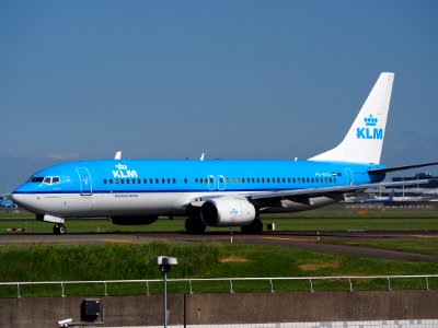 PH-BXU KLM Boeing 737-800 taxiing at Schiphol (AMS - EHAM), The Netherlands, 17may2014 photo