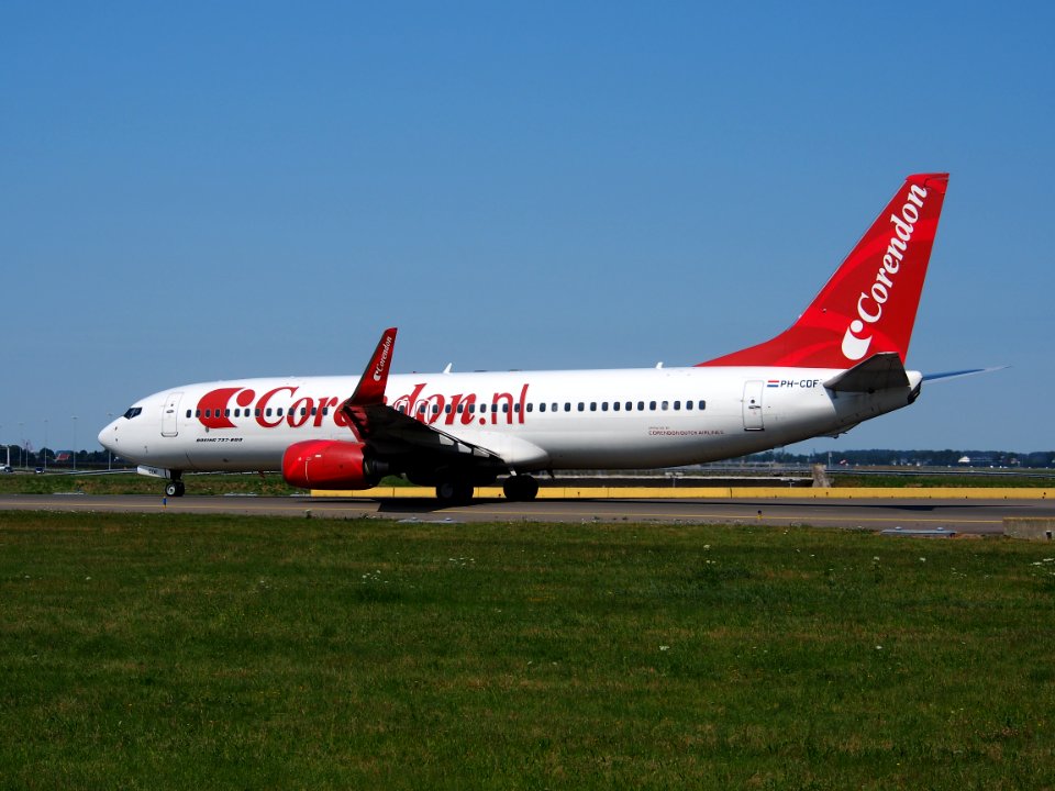 PH-CDF Corendon Dutch Airlines Boeing 737-804(WL) - cn 28227 taxiing 21July 2013 pic-004