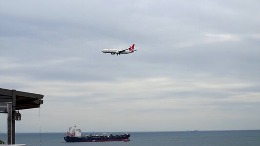 Flight ocean sea