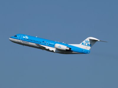 PH-KZD KLM Cityhopper Fokker F70 - cn 11582 take-off 21july2013