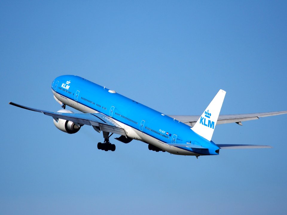 PH-BVF KLM Boeing 777 takeoff from Schiphol (AMS - EHAM), The Netherlands, 18may2014, pic-3
