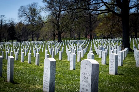 Arlington national cemetery headstones military grave