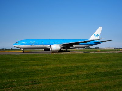 PH-BQL KLM Boeing 777 taxiing at Schiphol (AMS - EHAM), The Netherlands, 18may2014, pic-2 photo