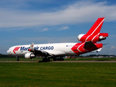 PH-MCU Martinair Cargo McDonnell Douglas MD-11F taxiing at Schiphol (AMS - EHAM), The Netherlands, 18may2014, pic-9 photo