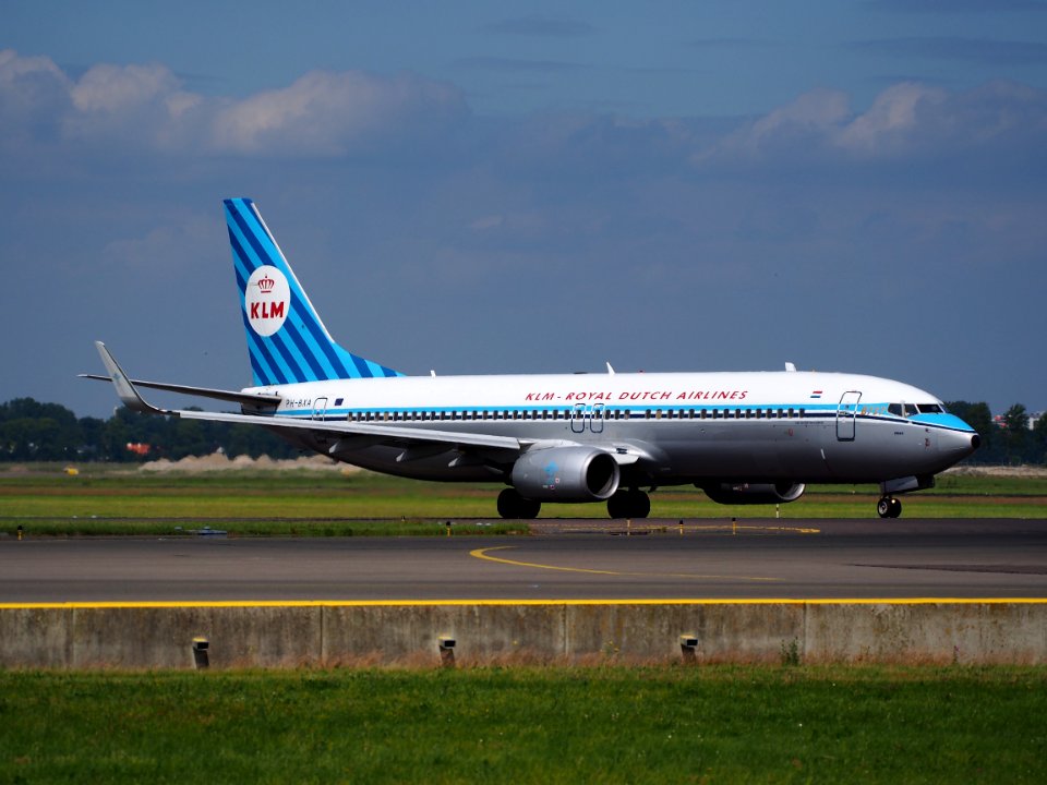PH-BXA KLM Royal Dutch Airlines Boeing 737-8K2(WL) taxiing at Schiphol (AMS - EHAM), The Netherlands, 18may2014