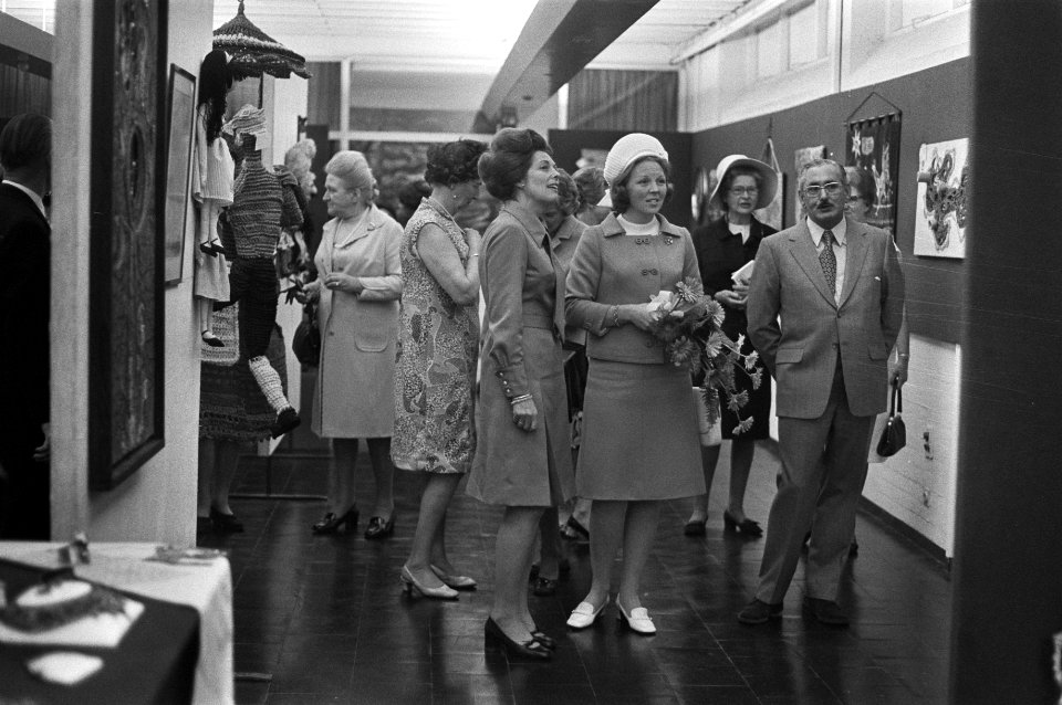 Prinses Beatrix op de expositie, Bestanddeelnr 925-6060