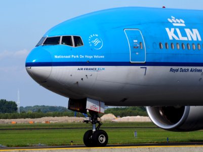 PH-BVA Boeing 777-306(ER) KLM Royal Dutch Airlines taxiing at Schiphol (AMS - EHAM), The Netherlands, 18may2014, pic-5 photo