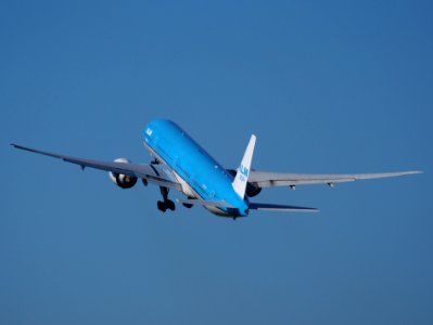 PH-BVC KLM Royal Dutch Airlines Boeing 777-306(ER) takeoff from Schiphol (AMS - EHAM), The Netherlands, 11june2014, pic-5
