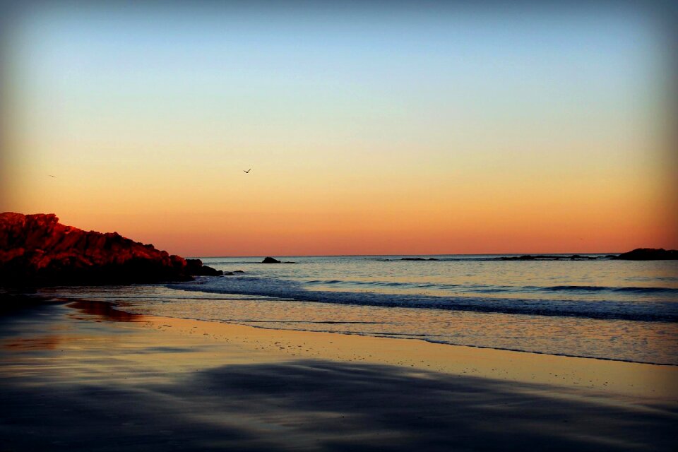 Maine landscape horizon