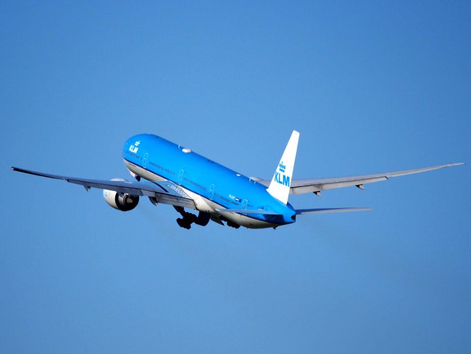 PH-BVF KLM Boeing 777 takeoff from Schiphol (AMS - EHAM), The Netherlands, 18may2014, pic-4
