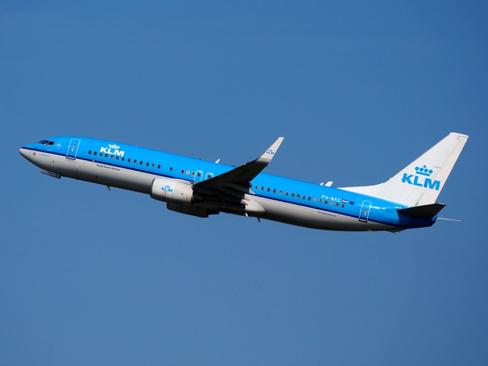 PH-BXE KLM Boeing 737-800 takeoff from Schiphol (AMS - EHAM), The Netherlands, 17may2014, pic-2