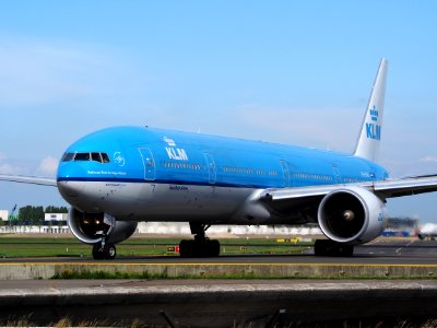 PH-BVA Boeing 777-306(ER) KLM Royal Dutch Airlines taxiing at Schiphol (AMS - EHAM), The Netherlands, 18may2014, pic-4