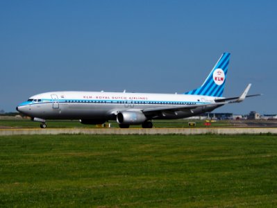 PH-BXA KLM Royal Dutch Airlines Boeing 737-8K2 taxiing at Schiphol (AMS - EHAM), The Netherlands, 18may2014, pic-2 photo