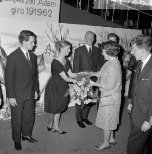 Prinses Beatrix op Concert van het Nationaal Jeugd Orkest in de RAI te Amsterdam, Bestanddeelnr 915-1745