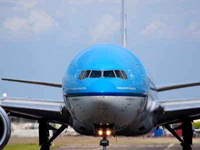 PH-BVA Boeing 777-306(ER) KLM Royal Dutch Airlines taxiing at Schiphol (AMS - EHAM), The Netherlands, 18may2014, pic-1 photo