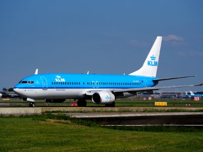 PH-BXC KLM Boeing 737-800 taxiing at Schiphol (AMS - EHAM), The Netherlands, 18may2014, pic-1 photo