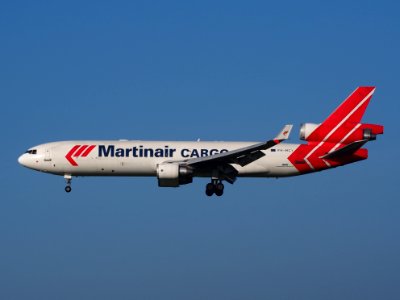 PH-MCY Martinair Holland McDonnell Douglas MD-11F, landing at Schiphol (AMS - EHAM), Netherlands, pic4