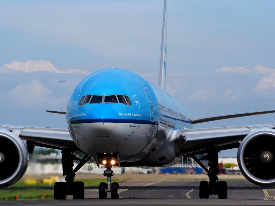 PH-BVA Boeing 777-306(ER) KLM Royal Dutch Airlines taxiing at Schiphol (AMS - EHAM), The Netherlands, 18may2014, pic-2