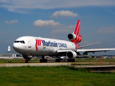 PH-MCU Martinair Cargo McDonnell Douglas MD-11F taxiing at Schiphol (AMS - EHAM), The Netherlands, 18may2014, pic-3