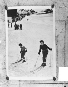 Prinses Irene en Prinses Beatrix op skis, Bestanddeelnr 903-8565