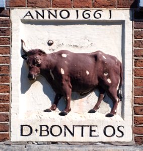 Prinsengracht No 175, D.BONTE OS ANNO 1661
