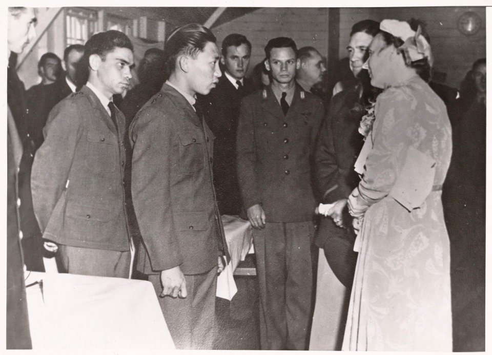 Prinses Juliana bezoekt de Royal Netherlands Flying Schoot op Jackson Air Base, , Bestanddeelnr 006-0754