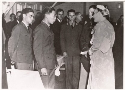 Prinses Juliana bezoekt de Royal Netherlands Flying Schoot op Jackson Air Base, , Bestanddeelnr 006-0754