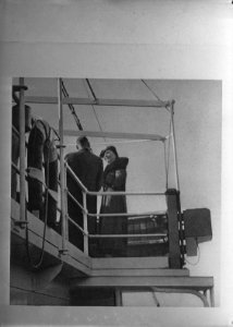 Prinses Juliana bezoekt een schip, Bestanddeelnr 935-3329