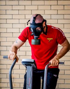 Gym hardcore training aerodyne bike