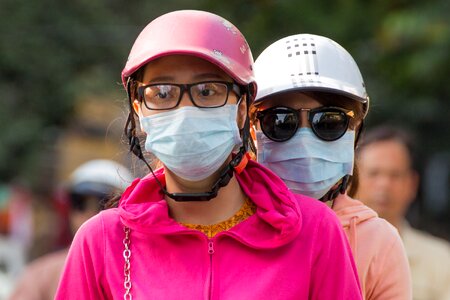 Girls pollution fashion
