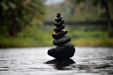 Balance rock nature photo