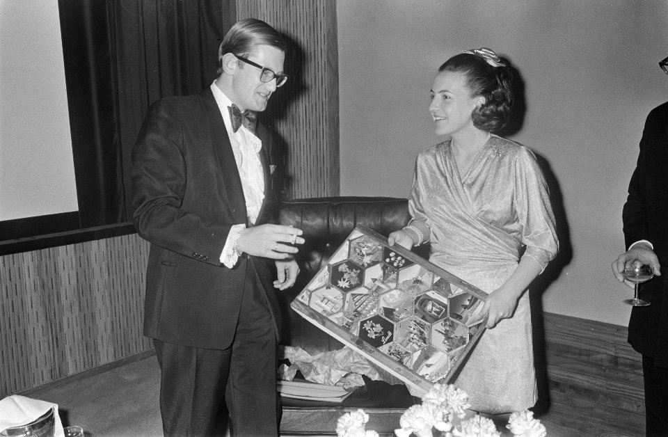 Prinses Margriet en mr. Van Vollenhoven premiere ruimtefilm Marooned bij in Ci, Bestanddeelnr 934-6544