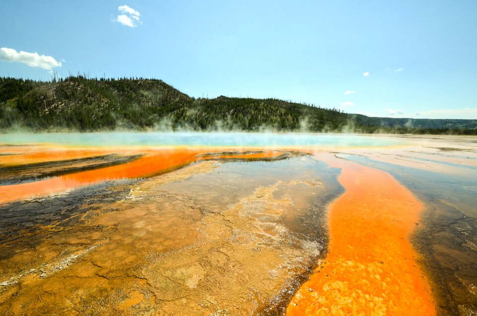National park wyoming grand prismatic spring