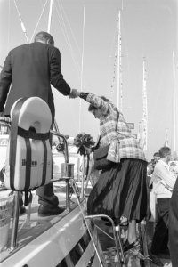 Prinses Margriet bij opening Hiswa te water, Bestanddeelnr 934-3072