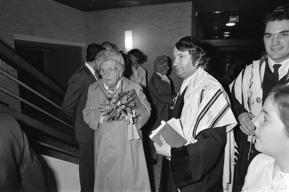 Prinses Juliana en rabbijn Abraham Soetendorp, Bestanddeelnr 931-7844