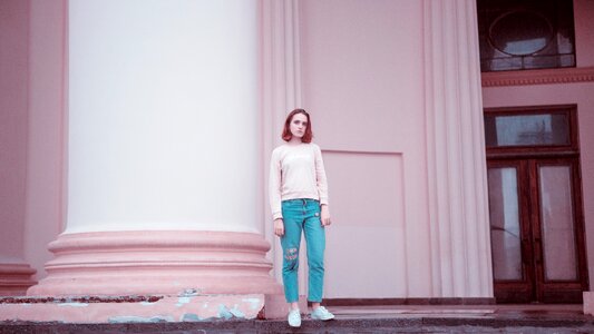 Moscow park portrait