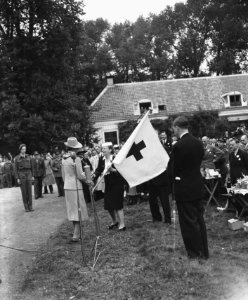 Prinses Juliana bij eerste Landdag Rode Kruis overzicht, Bestanddeelnr 901-8855