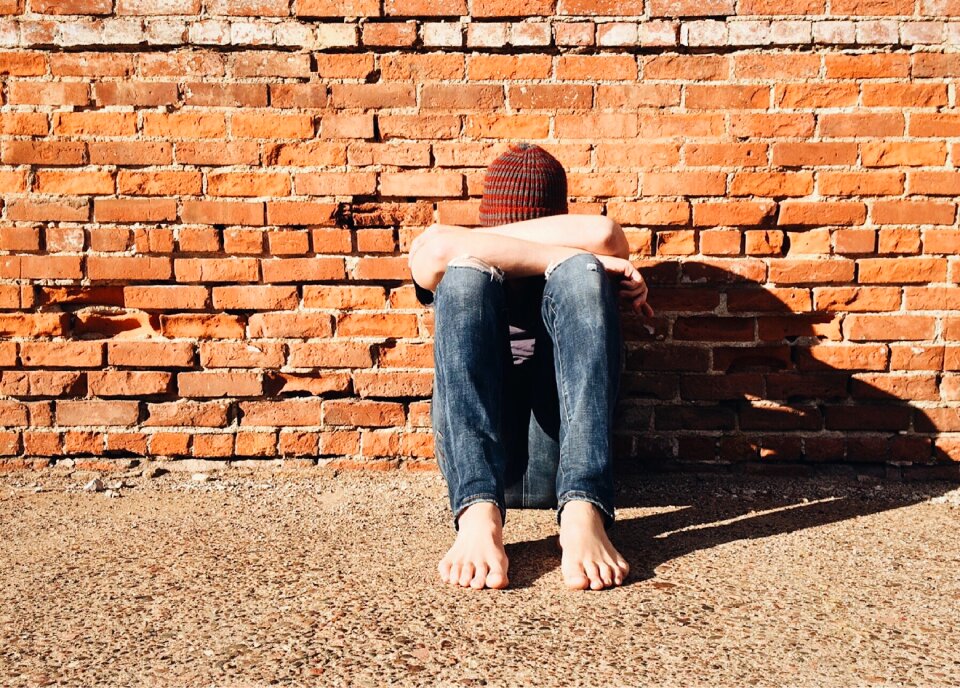 Hiding alone bullied
